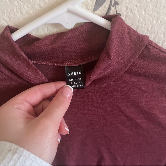 Maternity Stretchy Mock Neck - Picture 3 of 3